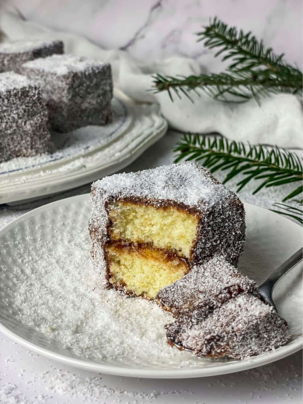 Lamington Cake – prajitura „tavalita”